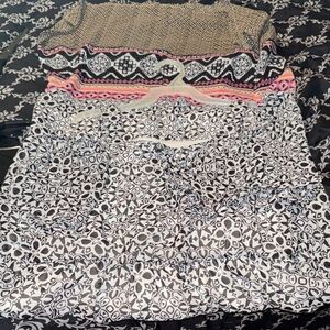 Stylish Black and White Maxi Dress